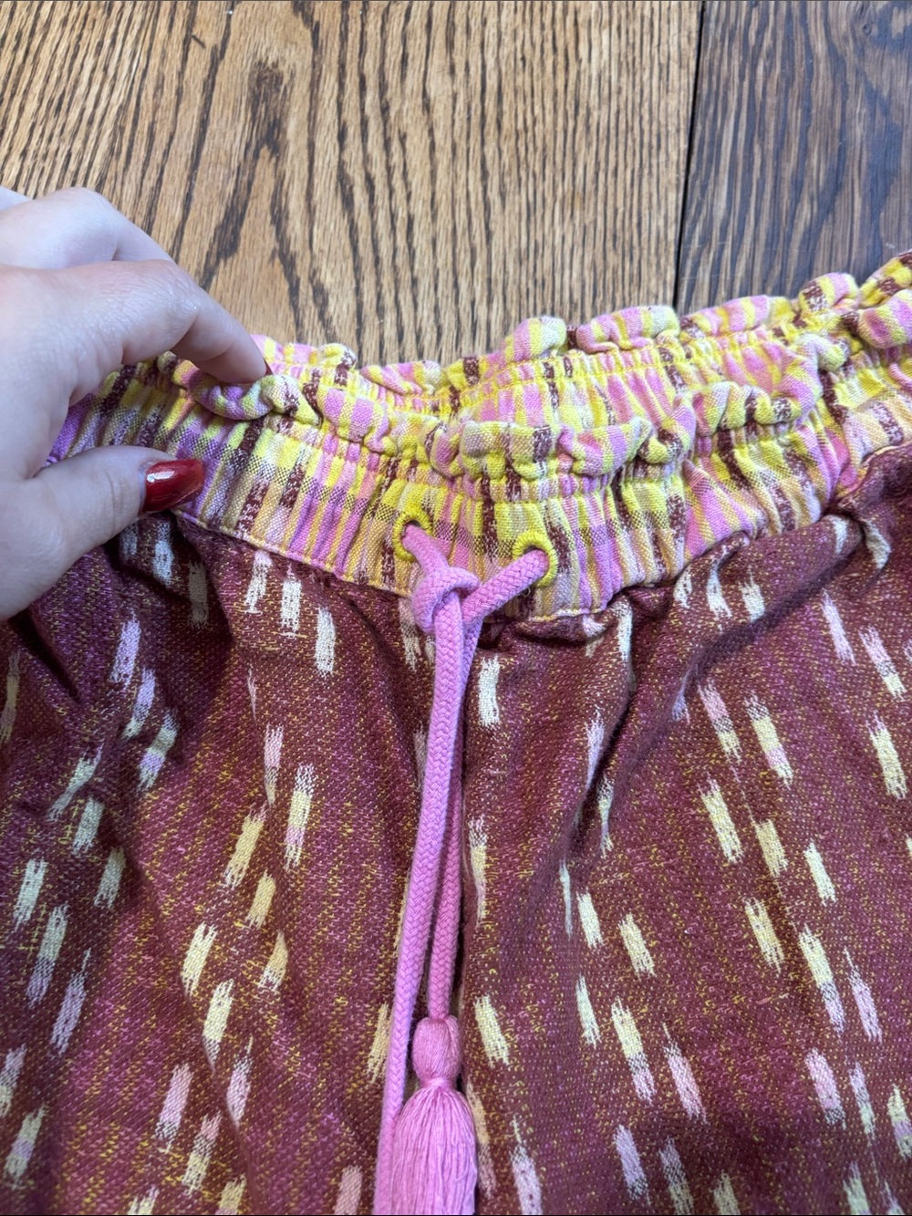 aerie Patterned Drawstring Shorts - Picture 2 of 6